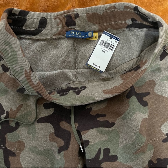 Polo Ralphlauren Fleece camo Jogger Pants - Picture 2 of 3